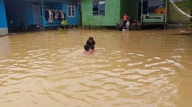 Ketinggian Capai Dua Meter, 30 KK Terdampak Banjir di Malinau Kota