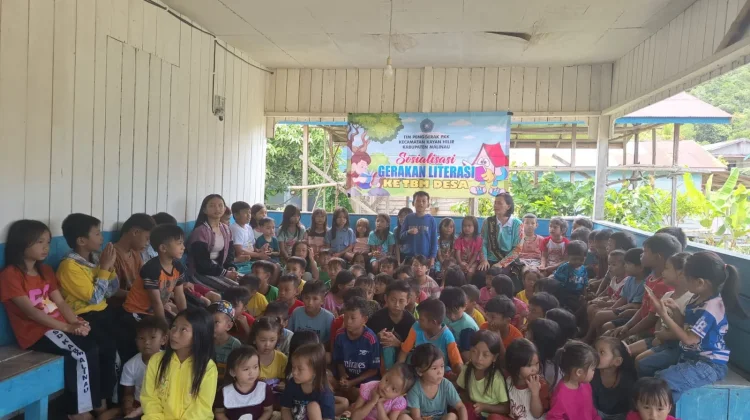 Gerakan Literasi Hadir di TBM Desa Sule Pipa