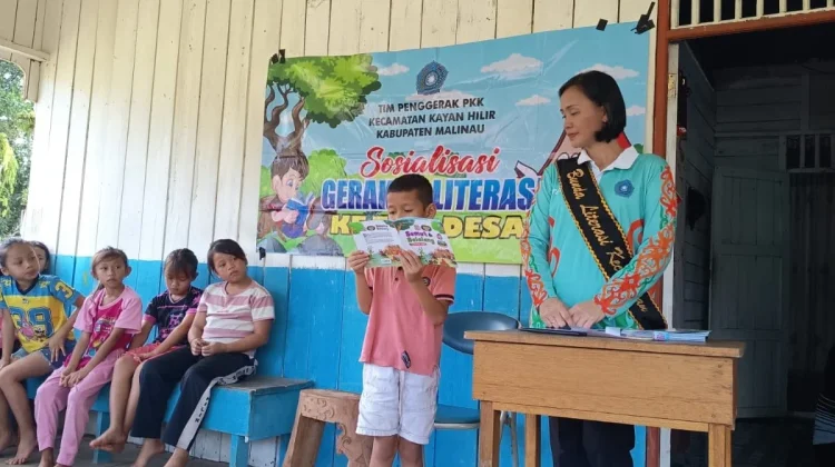 Gerakan Literasi Hadir di TBM Desa Sule Pipa