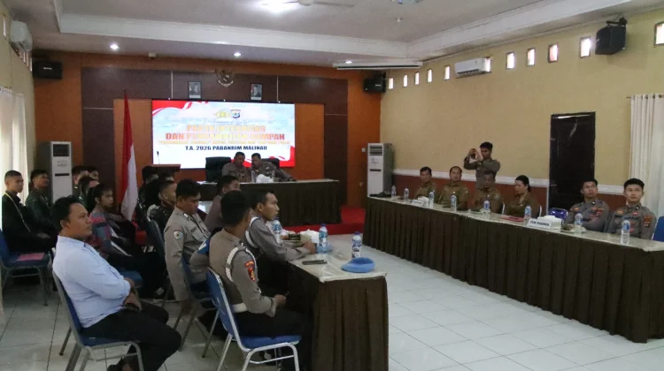 Casis Polri di Malinau Teken Pakta Integritas dan Ikuti Pengambilan Sumpah