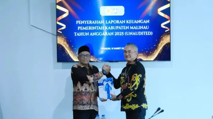 Bupati Malinau Serahkan LKPD Tahun  2025  Kepada BPK Perwakilan Provinsi Kaltara