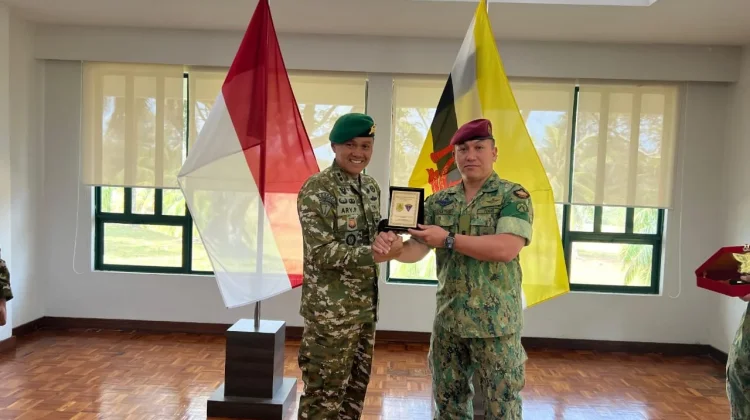 Batalyon Yonif Khusus 614/RJP Wakili Indonesia Latihan Bersama di Brunei