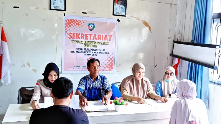 14 Calon Ketua RT Malinau Hulu Lolos Administrasi