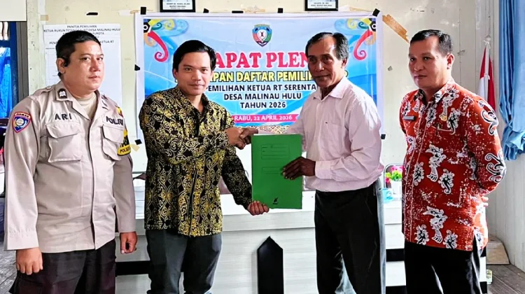 Penetapan DPT Pemilihan RT Serentak Desa Malinau