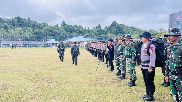 Pelaksanaan di Desa Luso, TMMD Ke-128 Kodim 0910 Malinau Dibuka