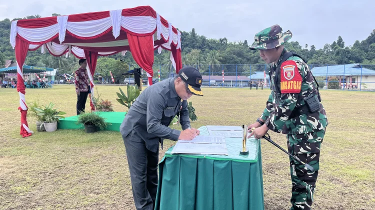 TMMD Ke-128 Jadi Akselerasi Pembangunan Perbatasan