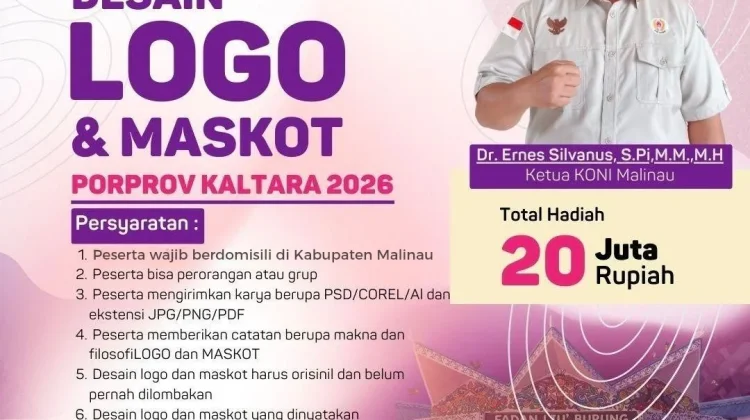 KONI Malinau Sayembarakan Logo dan Maskot Porprov II Kaltara