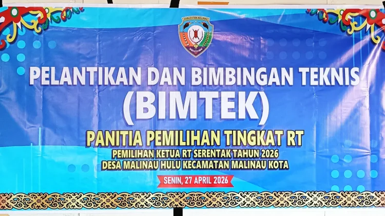 Enam Puluh Panitia RT Desa Malinau Hulu Ikuti Bimtek Pemilihan