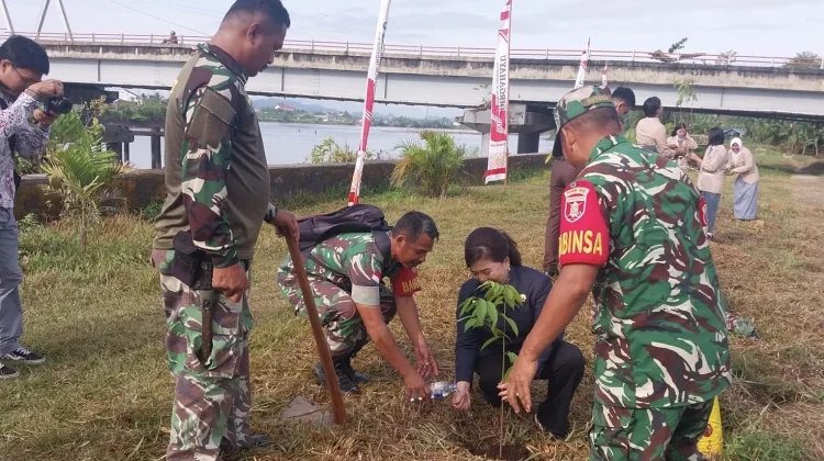 Target 4.000 Pohon, Kodim 0910/Malinau Sukseskan Gerakan Penghijauan
