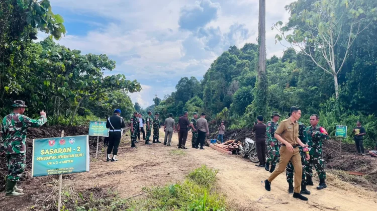 Tinjau TMMD, Tim Wasev Soroti Dampak Pembangunan Perbatasan