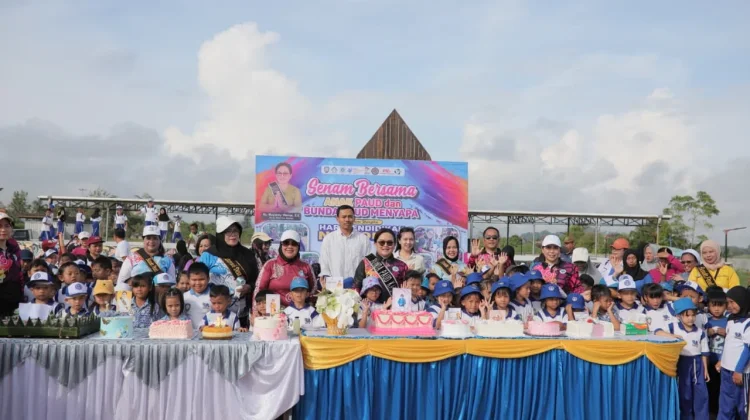 Ulang Tahun ke-42 Bunda PAUD Malinau Dirayakan Anak-Anak