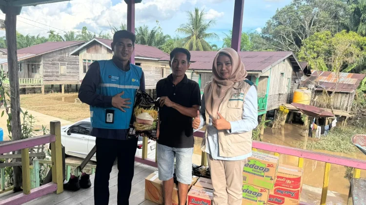 Bantu Korban Banjir, PLN ULP Malinau Salurkan Sembako