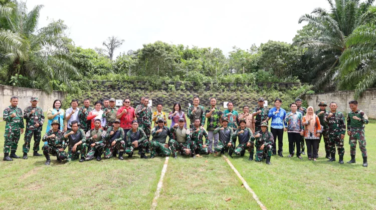 Coffe Morning Pererat Sinergi Danyonif 614/RJP Bersama Forkopimcam dan Kades