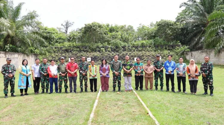 Cafe Morning Pererat Sinergi Yonif 614/RJP Bersama Forkopimcam dan Kepala Desa