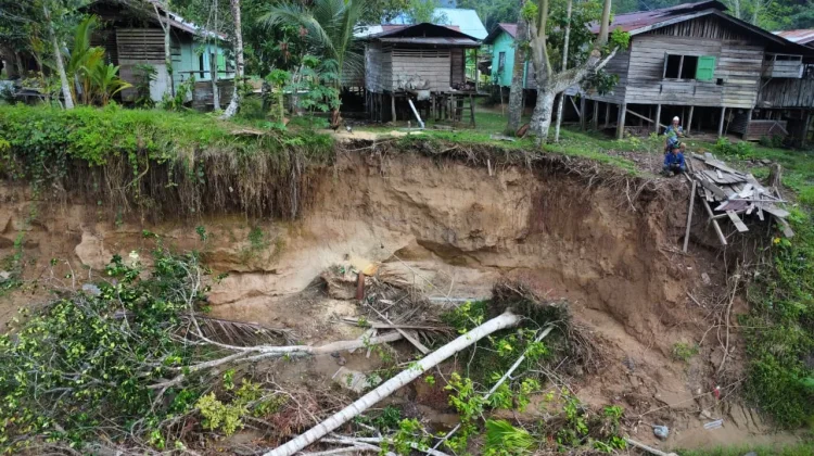 Penanganan Longsor Apau Ping Prioritaskan 188 Meter Titik Kritis