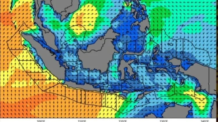 Gelombang Perairan di Kaltara Kategori Aman