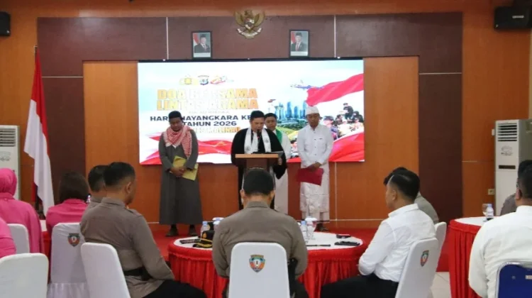 Doa Bersama Lintas Agama Sambut HUT Bhayangkara di Malinau