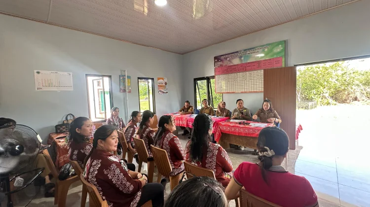 Tim Pembina Posyandu Kabupaten Malinau Lakukan Pendampingan Posyandu Desa Salap