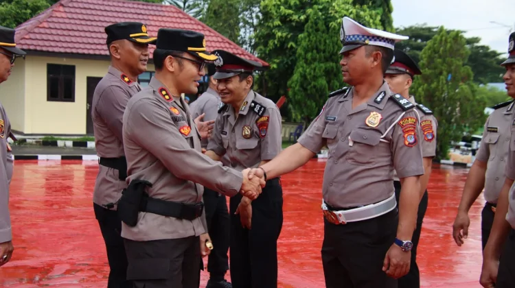 Puluhan Anggota Polres Malinau Naik Pangkat di HUT Bhayangkara
