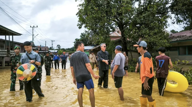 Sungai Meluap, Pemukiman Warga di Belayan Terendam Banjir