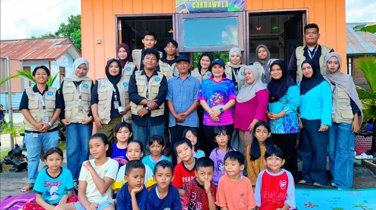 Ketua IKBM Resmikan Taman Baca Selasar Muara Cakrawala Malinau Hulu