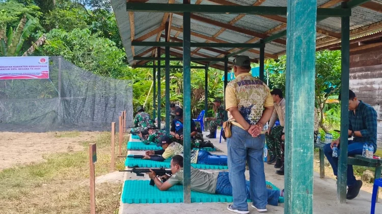 Kodim 0910/Malinau Gelar Menembak Bersama Muspida