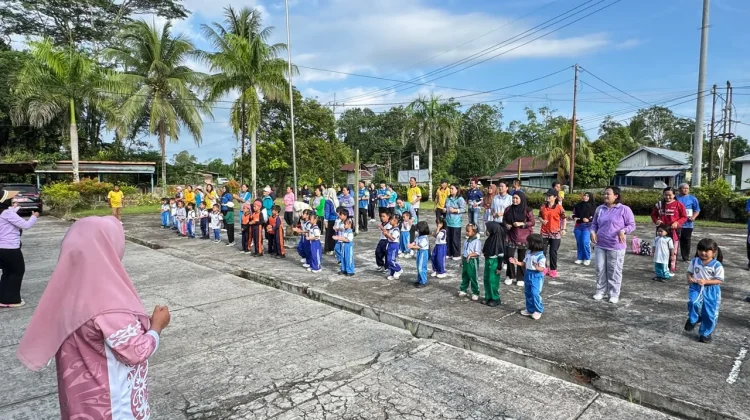 Peringati HAN, Malinau Utara Gelar Senam dan Sosialisasi Pencegahan Stunting