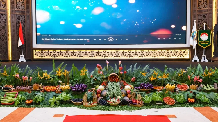 Sayur Lokal Percantik Pelantikan DWP Malinau