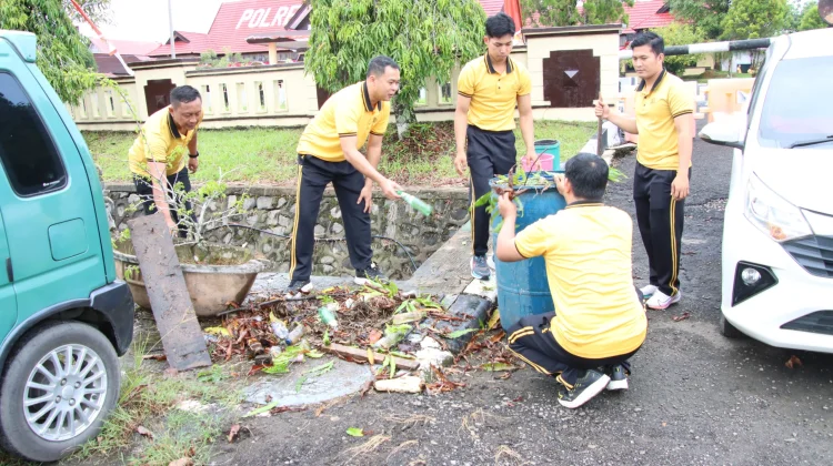 Kapolres Malinau Pimpin Kurve Ciptakan Lingkungan Kerja Bersih Nyaman