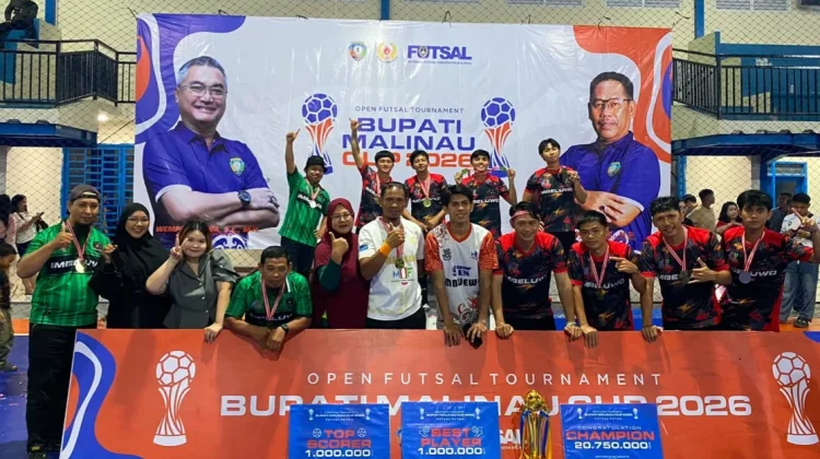 Imbluewo FC Juara Futsal Putra BMC 2026, Taklukkan Banyan FC Lewat Adu Penalti