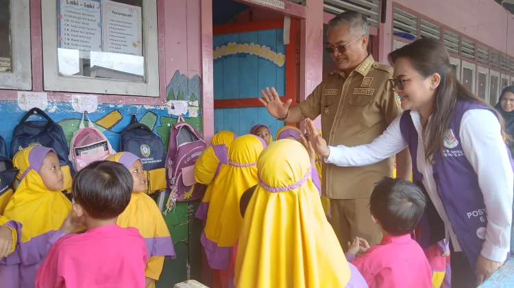Dekatkan Layanan Pendidikan dan Anak usia dini, Bupati Melawat ke TK Taman Hati