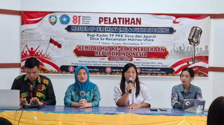 Malinau Utara Perkuat SDM Desa lewat Pelatihan Public Speaking