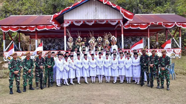 Wabup Malinau Hadiri Upacara Kemerdekaan di Kayan Hulu