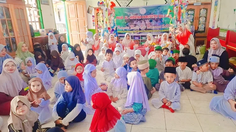 Kegiatan Maulid Nabi 1448 H Tahun 2026 di TK dan KB Al-Hidayah Malinau