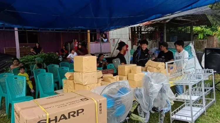 Jalan Santai Buka Kegiatan HUT RI ke-81 RT 3 dan RT 4 Desa Malinau Hulu