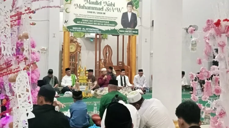Wabup Apresiasi Kekompakan dan Keteraturan Maulid di Masjid Istiqomah