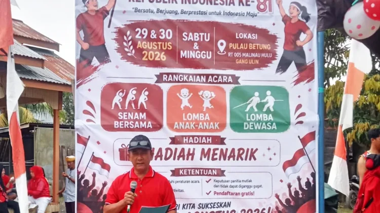 RT 5 Malinau Hulu Resmi Semarakkan Kemerdekaan dengan Beragam Lomba
