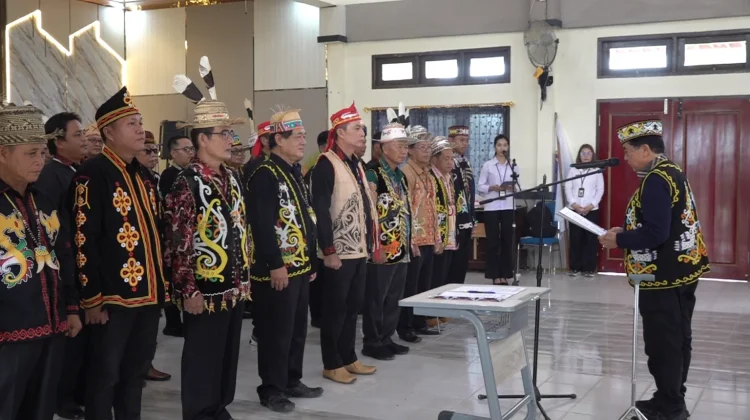 PDKU Cabang Malinau Dilantik, Wabup Harapkan Perkuat Persaudaraan Warga Dayak