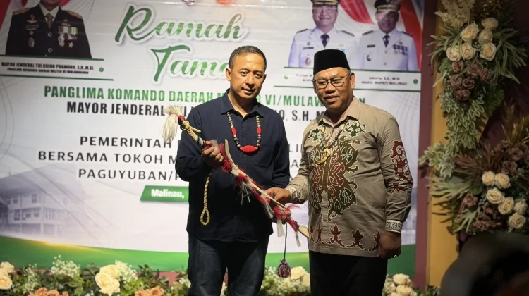 Pangdam VI/Mulawarman Silaturahmi Bersama Pemda dan Tokoh Masyarakat Malinau
