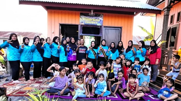TP PKK Malinau Kota Kunjungi TBM Selasar Muara Cakrawala