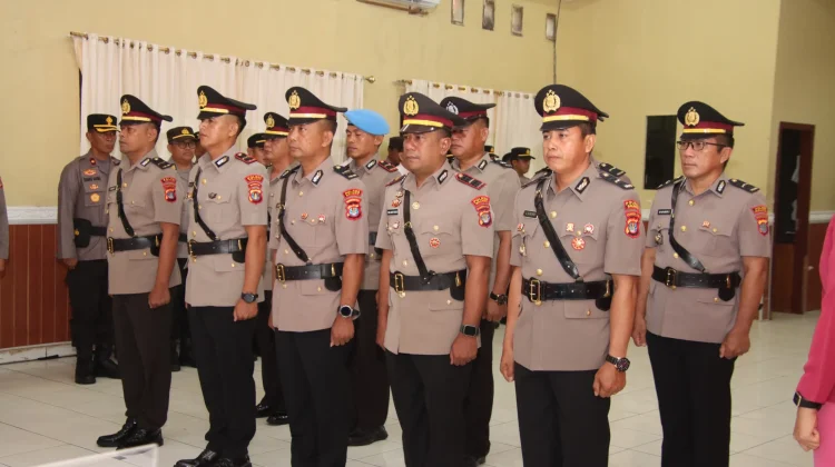 Sertijab Polres Malinau, Empat Jabatan Diisi Pejabat Baru
