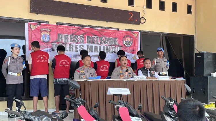 Polisi Ungkap Jaringan Curanmor di Malinau, Enam Tersangka Diamankan