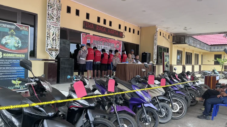 Sikat 13 Sepeda Motor, Polisi Ungkap Modus Pelaku Curanmor di Malinau