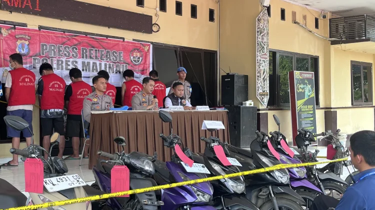 Tersangka Curanmor 11 TKP di Malinau Positif Narkotika