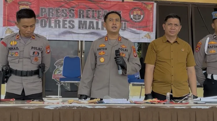 Ungkap Peredaran Sabu 113 Gram, Polres Malinau Ciduk 8 Tersangka