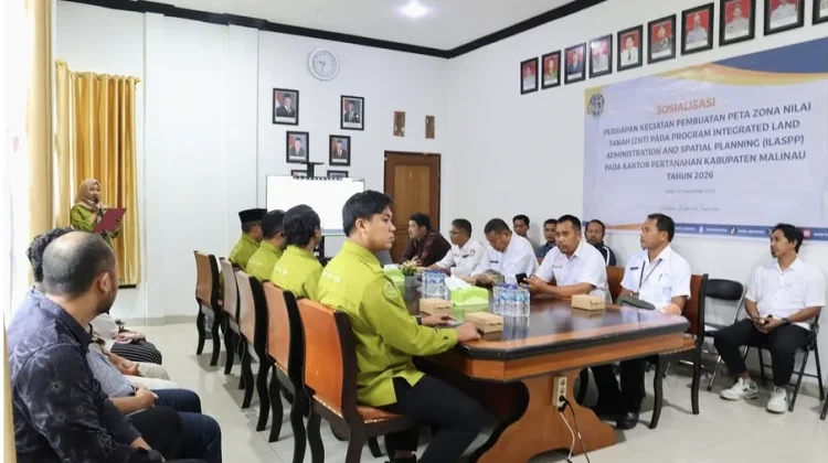 Kantor Pertanahan Malinau Sosialisasikan Peta Zona Nilai Tanah melalui ILASPP