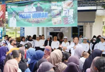 Pasar Murah Ramadan DWP dan Perindag Malinau Diserbu Warga