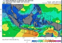 Gelombang di Kaltara Normal, Sulawesi Barat Capai 2,5 Meter