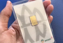 Harga Emas Antam Turun Rp45.000 per Gram