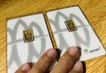 Awal Pekan, Harga Emas Antam Turun Rp5 Ribu